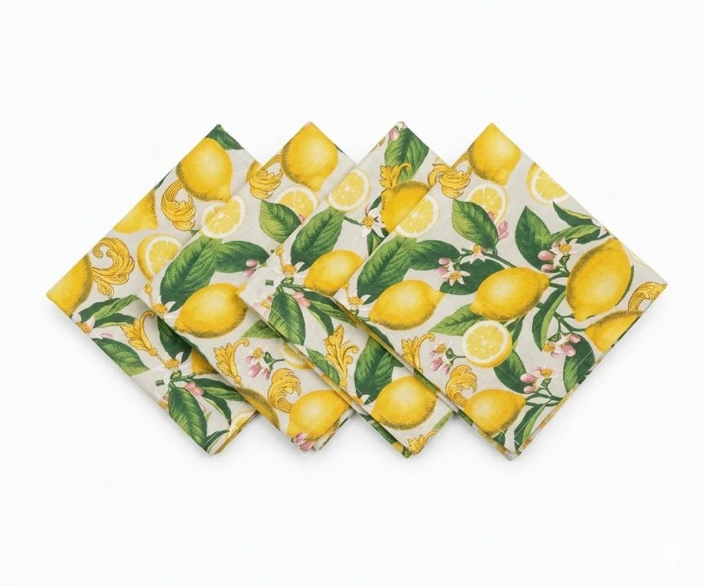 Lemon Napkins - Summer Napkins - Che Cose Belle