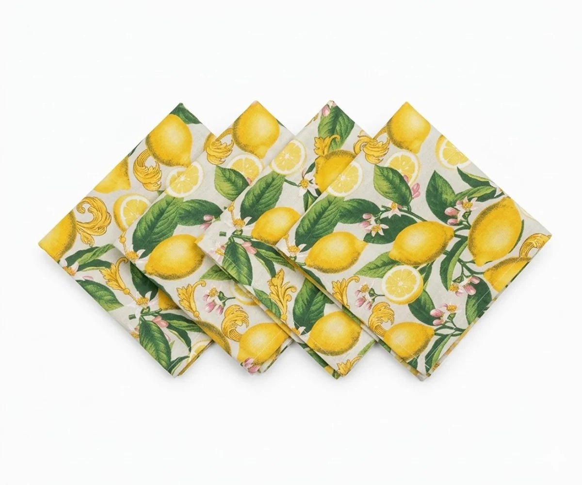 Lemon Napkins - Summer Napkins - Che Cose Belle