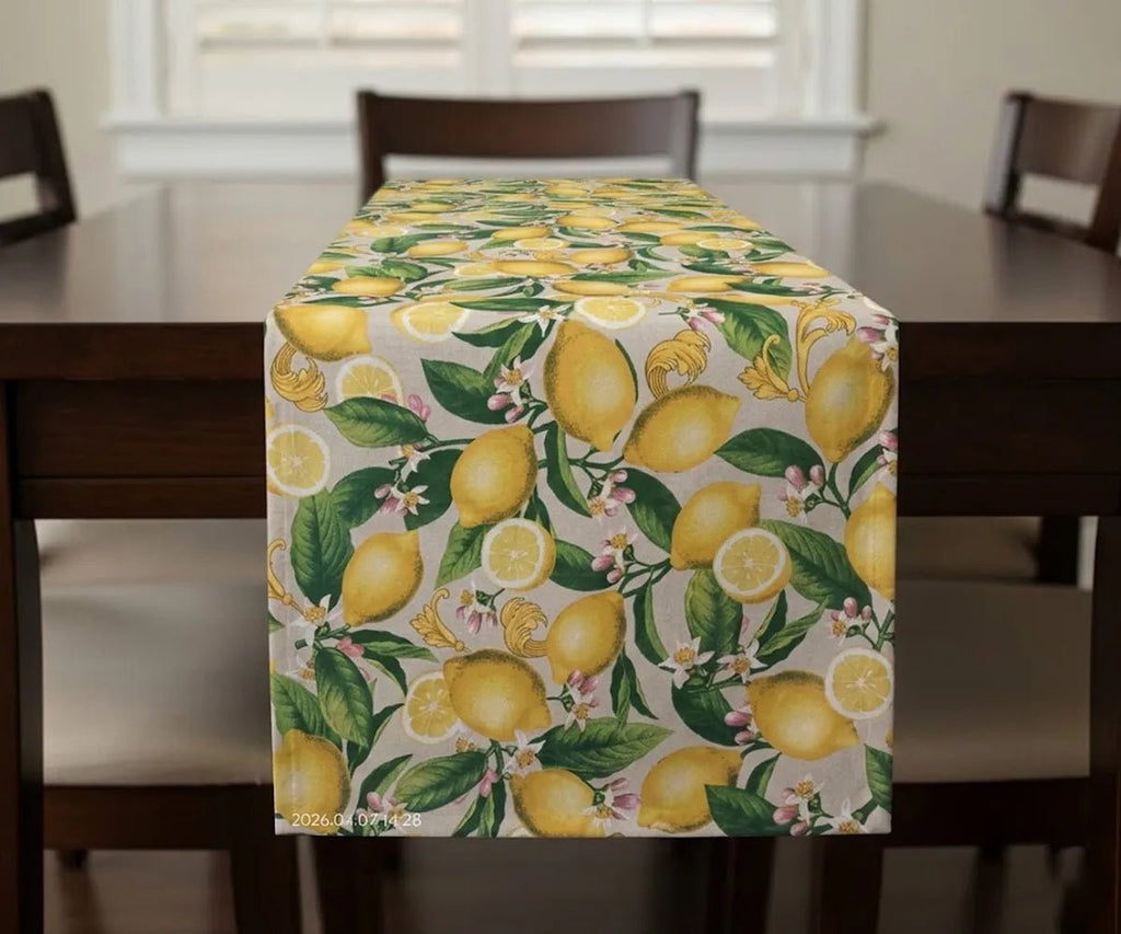 Lemon Table Runner for Summer - Che Cose Belle