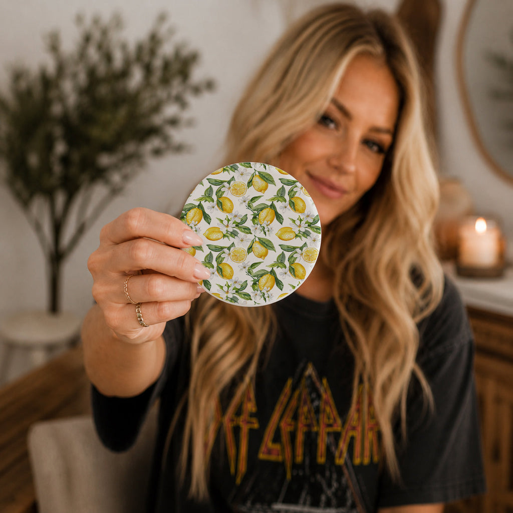 Mediterranean Lemon Coasters