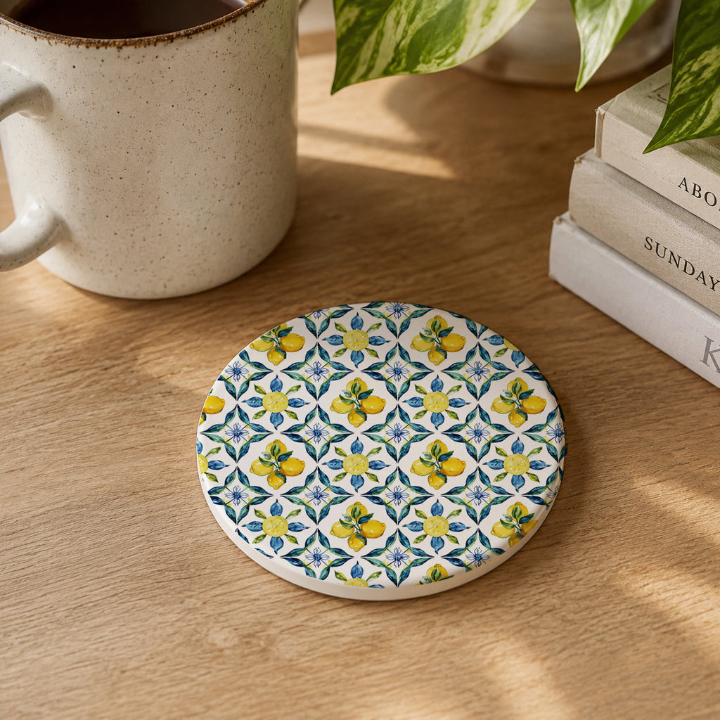 Mediterranean Lemon Coasters