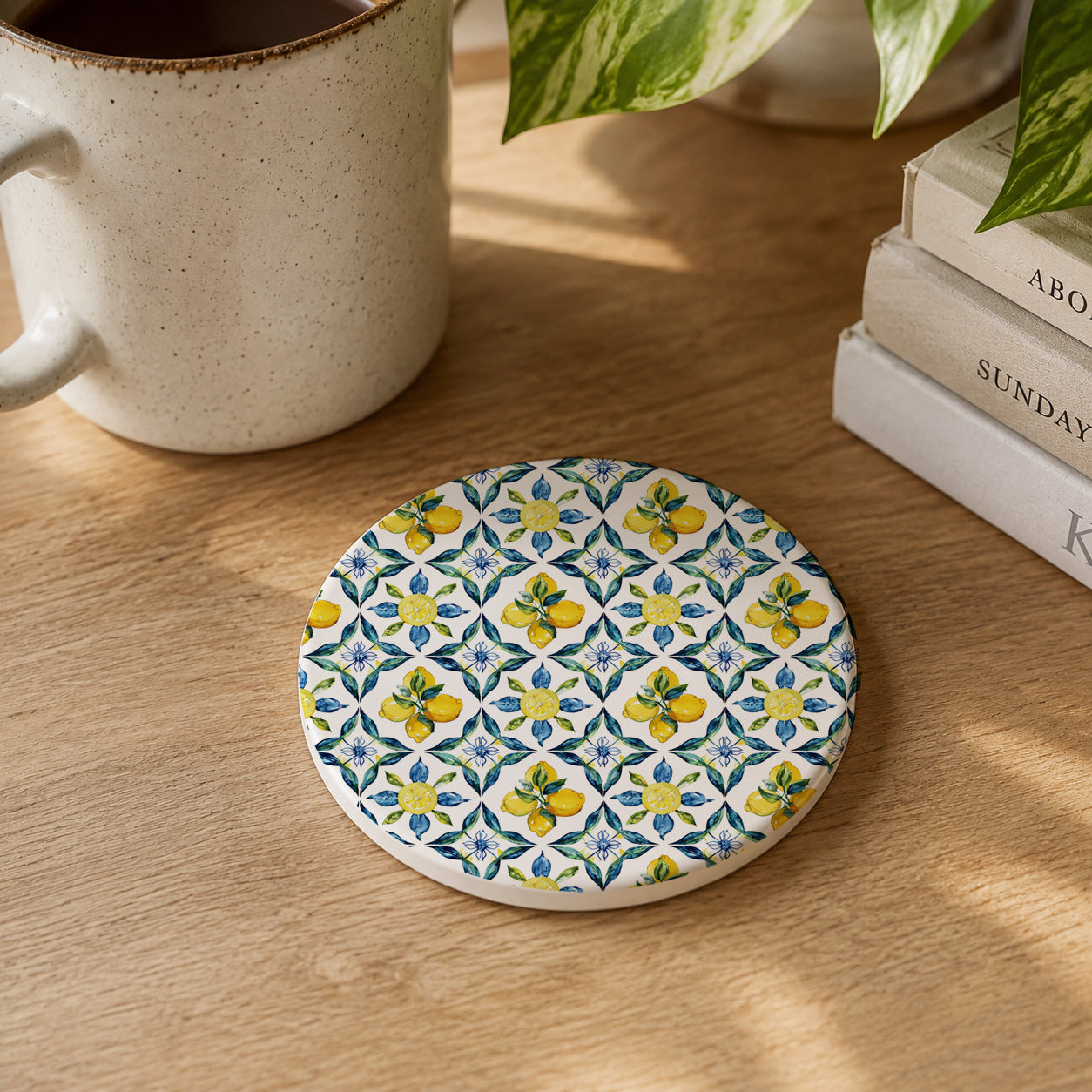 Mediterranean Lemon Coasters