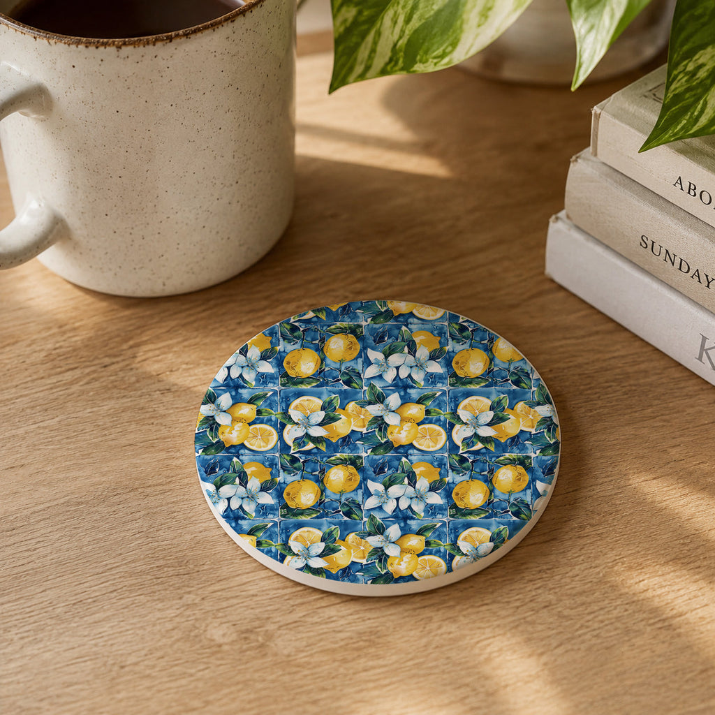 Mediterranean Lemon Coasters