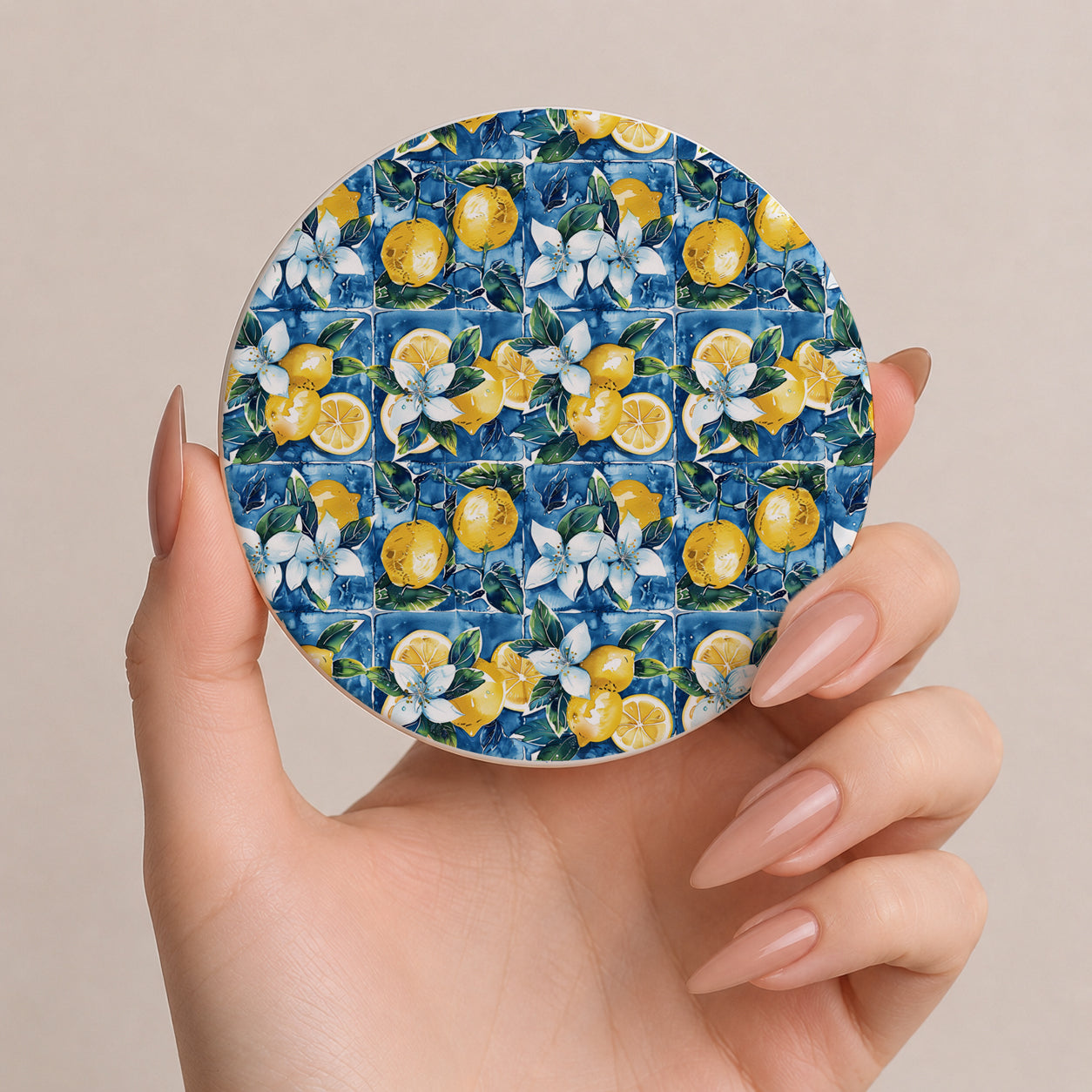 Mediterranean Lemon Coasters
