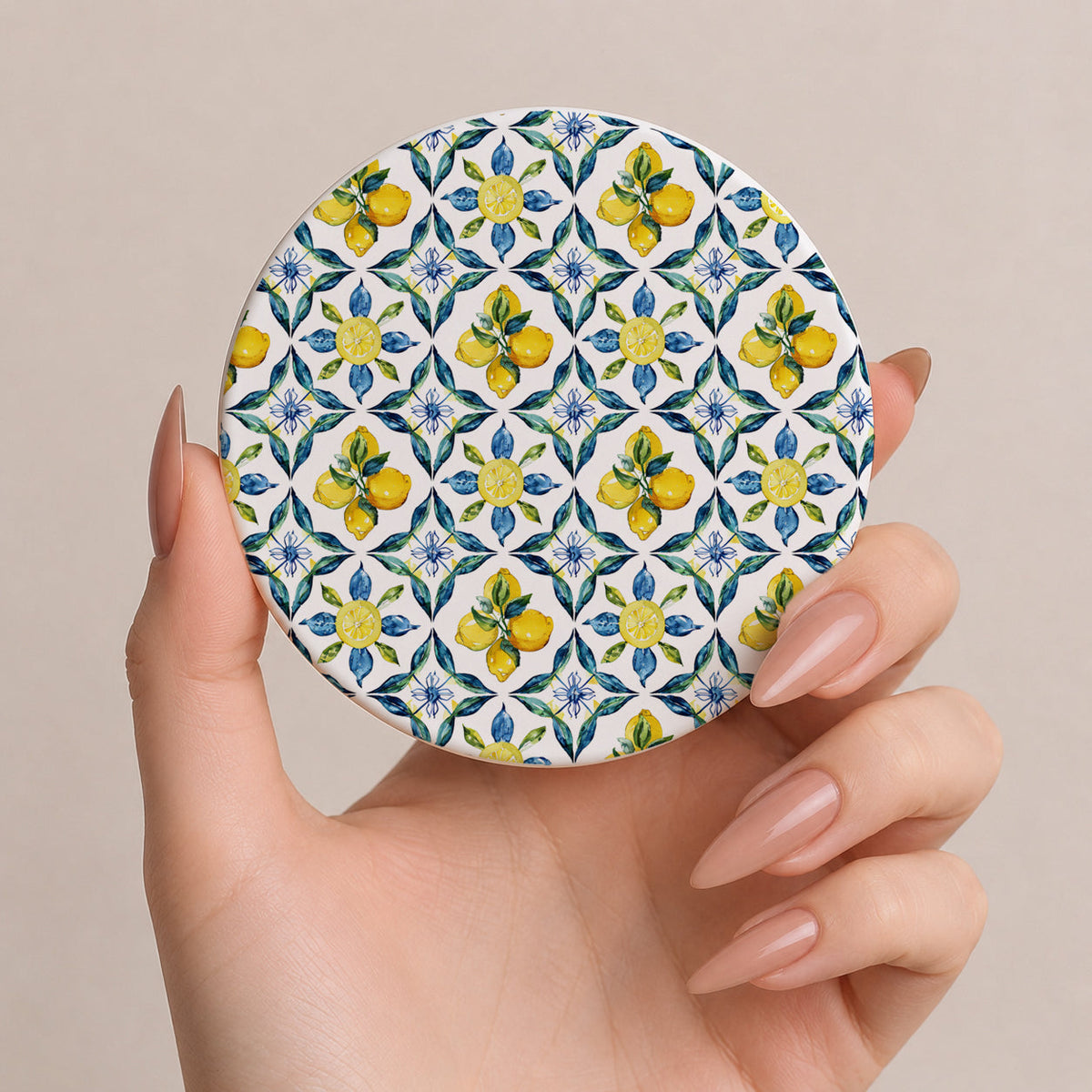 Mediterranean Lemon Coasters