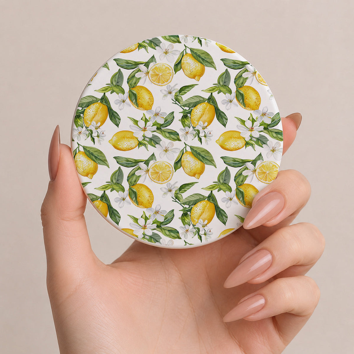 Mediterranean Lemon Coasters