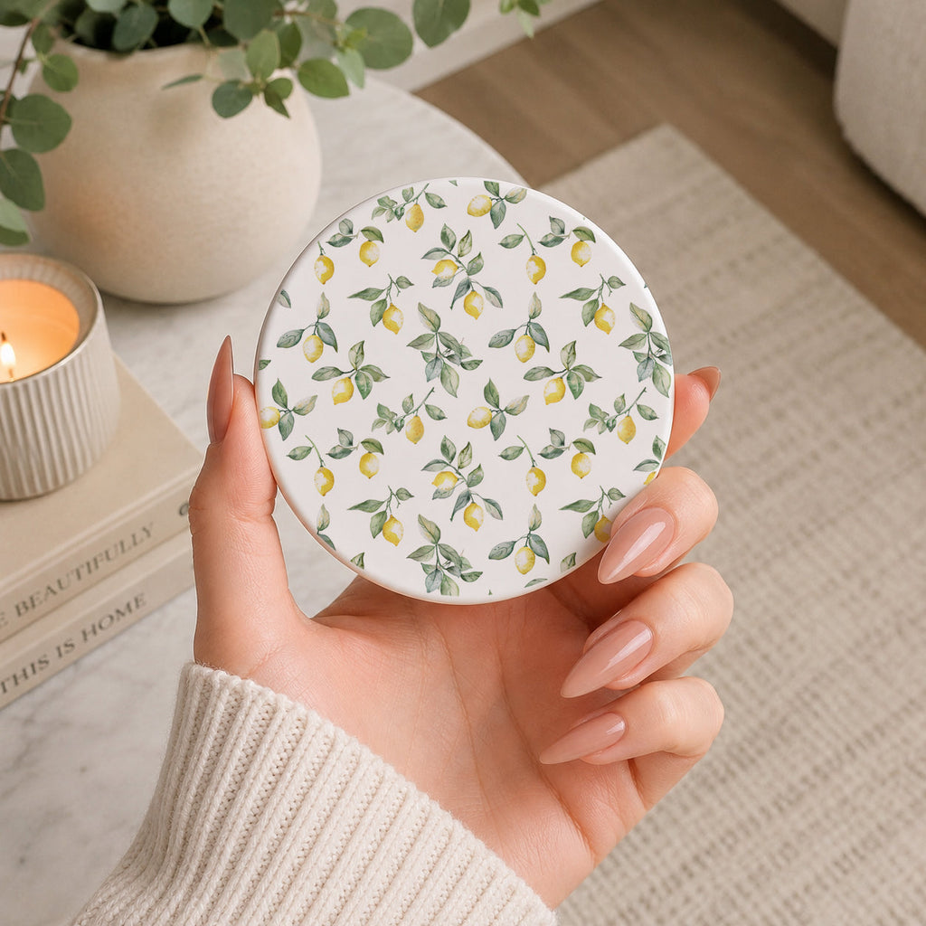 Mediterranean Lemon Coasters