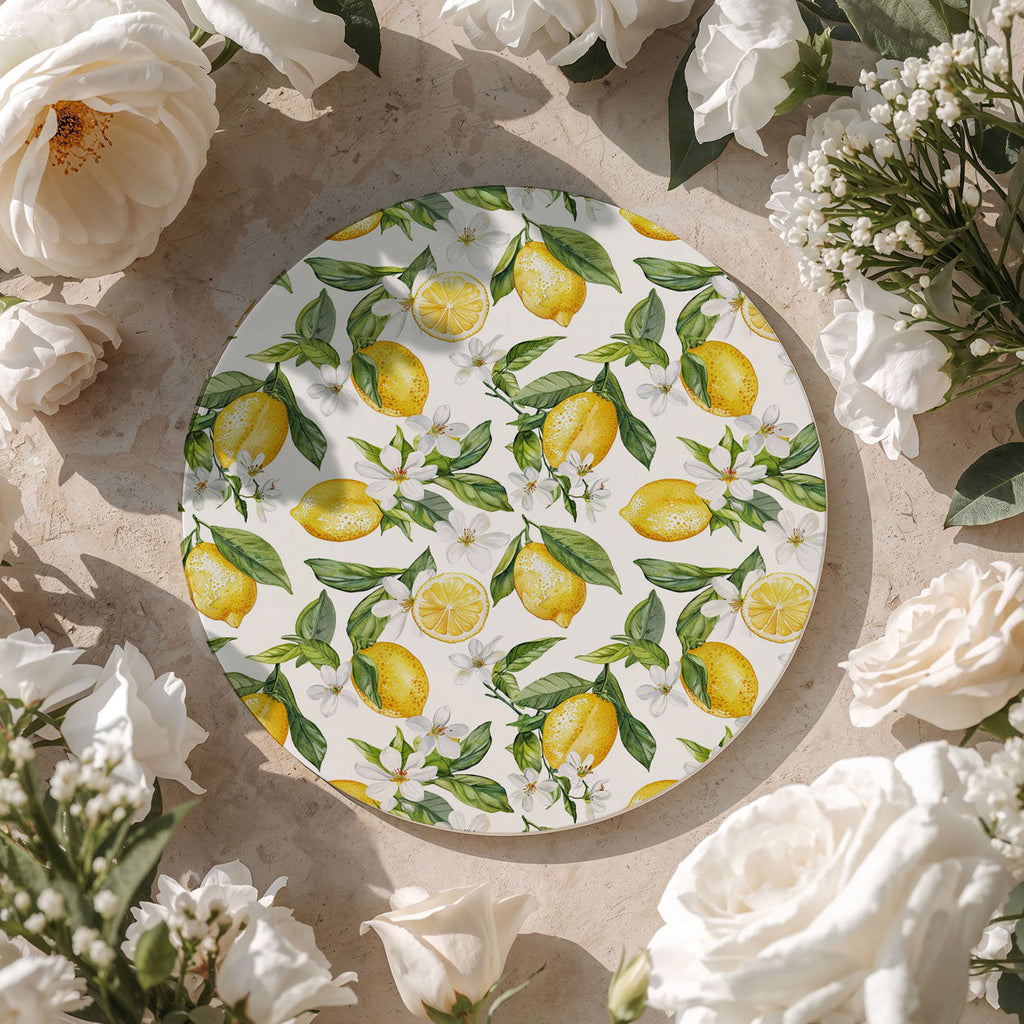 Mediterranean Lemon Coasters