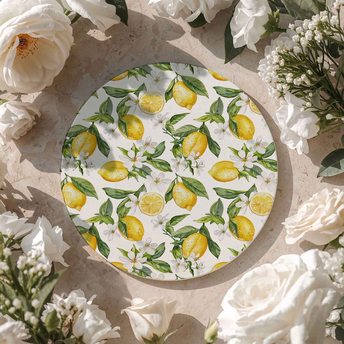 Mediterranean Lemon Coasters
