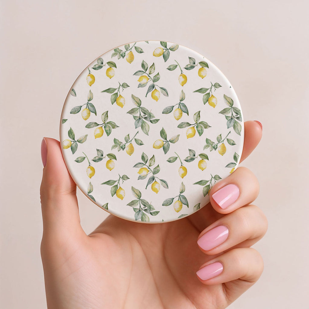 Mediterranean Lemon Coasters