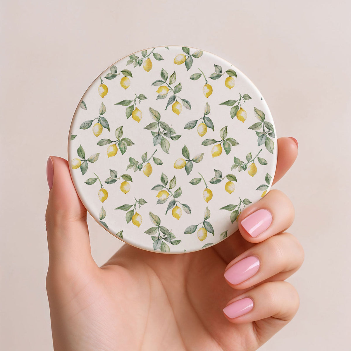 Mediterranean Lemon Coasters