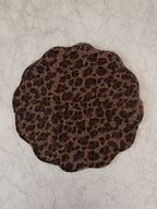 Leopard Scalloped Placemats - Che Cose Belle