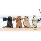 Leopard Trim Foldable Bow Visors - Che Cose Belle