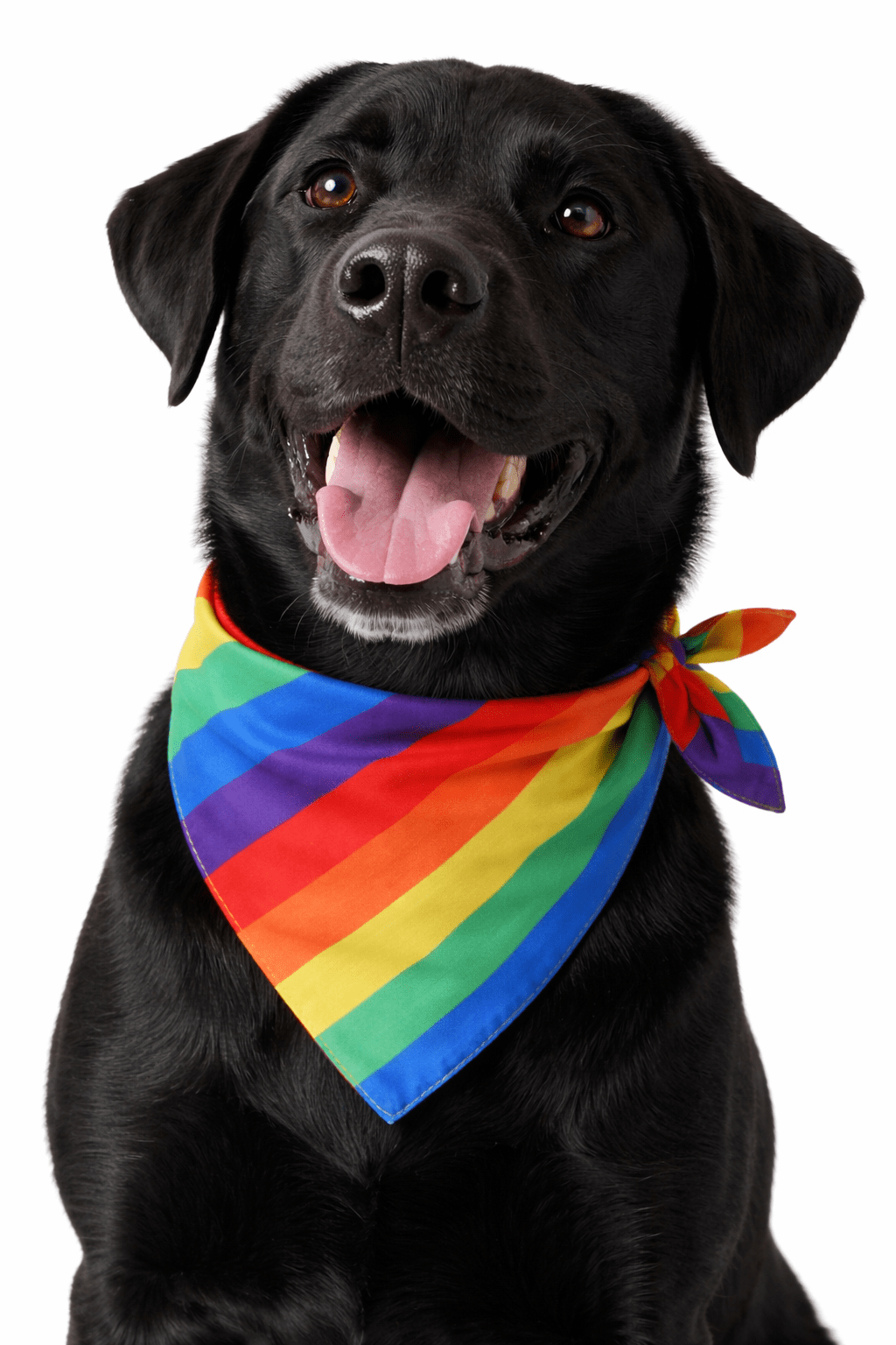 LGBTQ+ Pride Rainbow Pet Bandana Scarf – Adjustable Dog & Cat Bandana - Pride Pet Accessory - Che Cose Belle