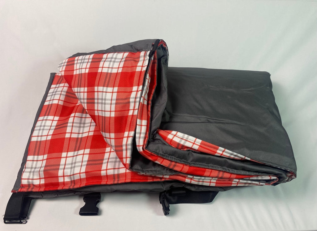 Liberty Blanket, Gray/Red - Che Cose Belle