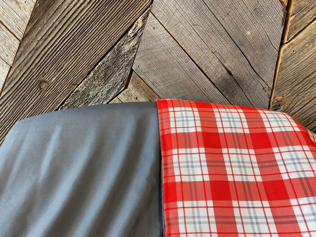 Liberty Blanket, Gray/Red - Che Cose Belle