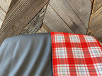 Liberty Blanket, Gray/Red - Che Cose Belle