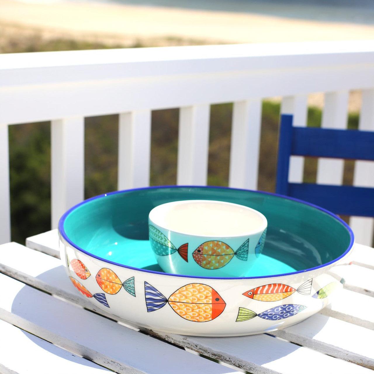 Fresh Catch 2 - Piece Chip & Dip Set - Che Cose Belle