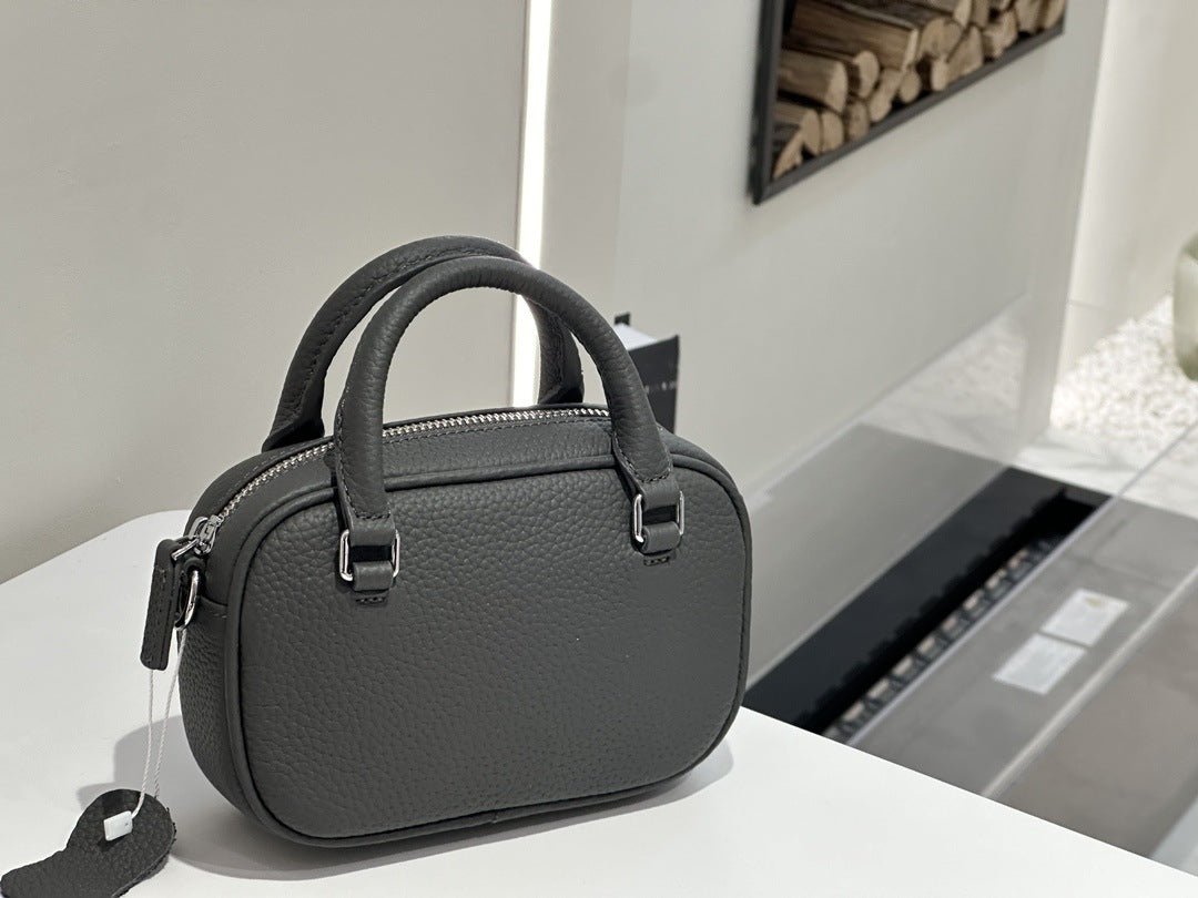 Light Luxury Women's Handbag, Stylish And Elegant Tote, Simple And Versatile, Top-layer Cowhide, Single Shoulder And Crossbody Bag, Mini Handbag - Che Cose Belle