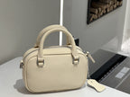 Light Luxury Women's Handbag, Stylish And Elegant Tote, Simple And Versatile, Top-layer Cowhide, Single Shoulder And Crossbody Bag, Mini Handbag - Che Cose Belle
