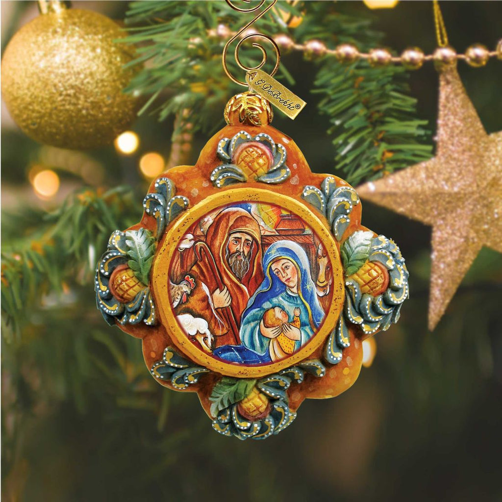Light of The World Sculpted Hand-Painted Christmas Ornament by G. DeBrekht - Christmas Decor - 6102512 - Che Cose Belle