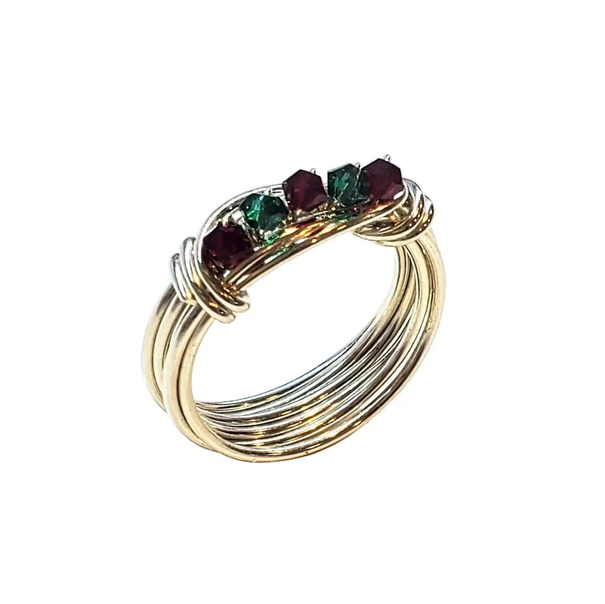 Limited Edition 2026 Silver Wire Wrapped Christmas Ring - Che Cose Belle