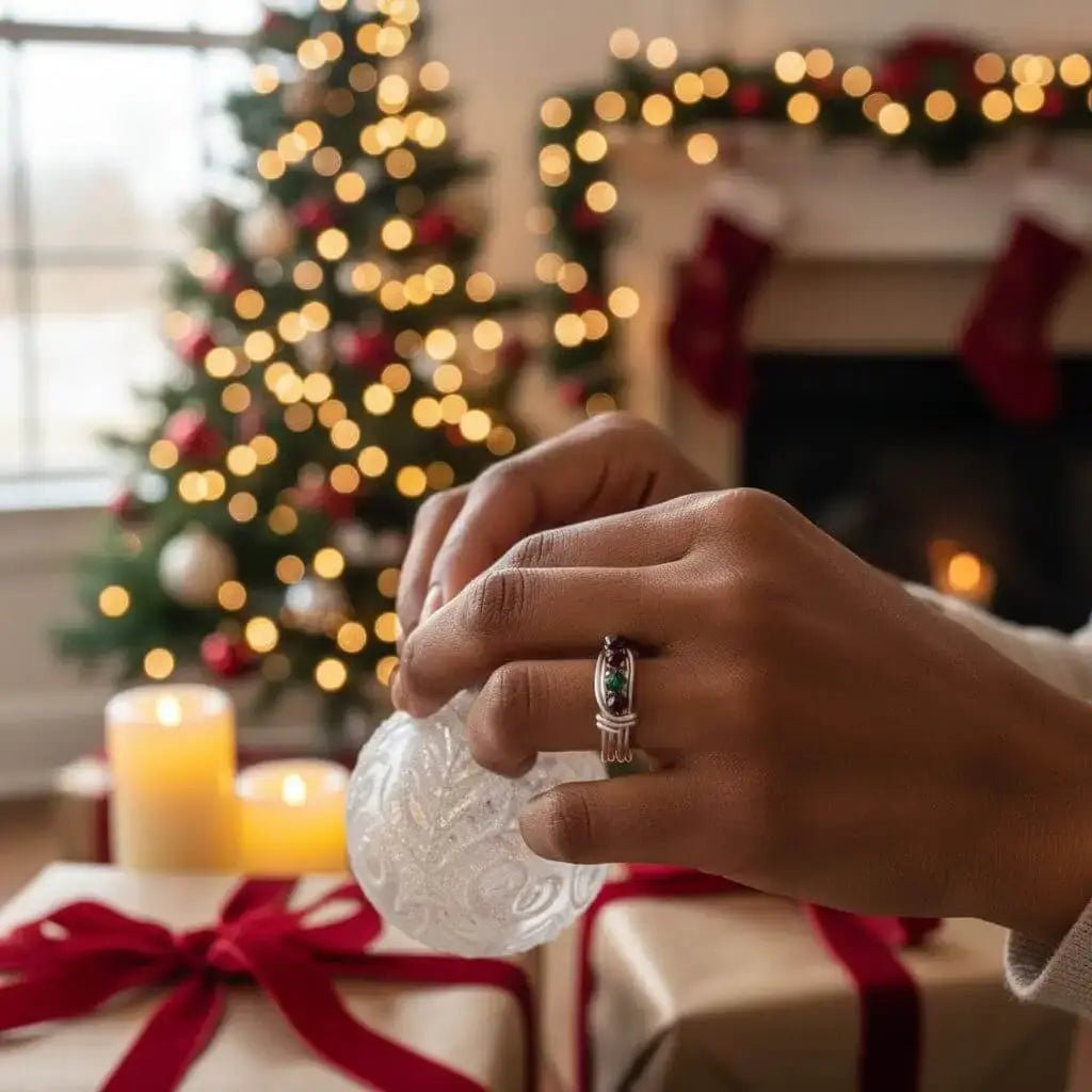 Limited Edition 2026 Silver Wire Wrapped Christmas Ring - Che Cose Belle