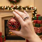 Limited Edition 2026 Silver Wire Wrapped Christmas Ring - Che Cose Belle