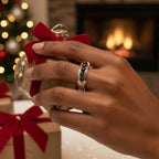 Limited Edition 2026 Silver Wire Wrapped Christmas Ring - Che Cose Belle