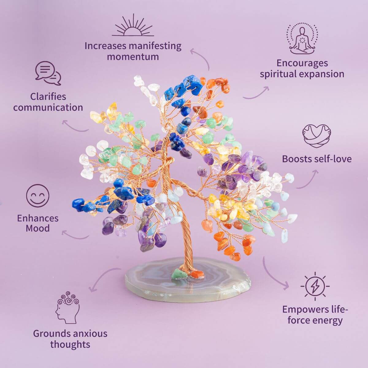Limitless Possibilities - Feng Shui Chakra Tree - Che Cose Belle