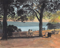 Linden Terrace, Fort Tryon Park, Park Bench, River Scene - Che Cose Belle