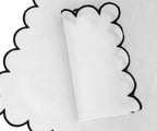 Linen Cloth Napkins - Scalloped - Che Cose Belle