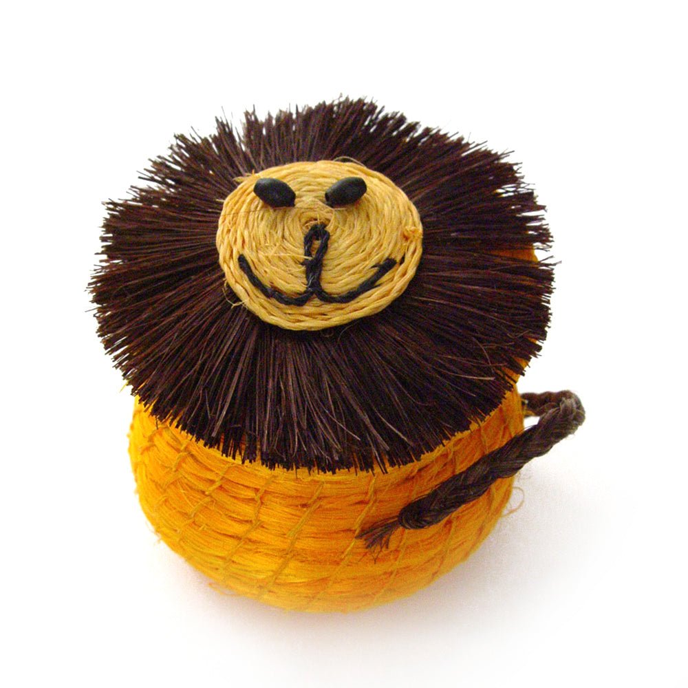 Lion Lidded Basket - Che Cose Belle