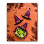 Hagatha's Hat Earrings by Johanna Parker x Lipstick & Chrome