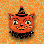 Spunky Copper Cat Brooch by Johanna Parker x Lipstick & Chrome