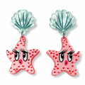 Starfish Starlet Earrings by Miss Fluff x Lipstick & Chrome