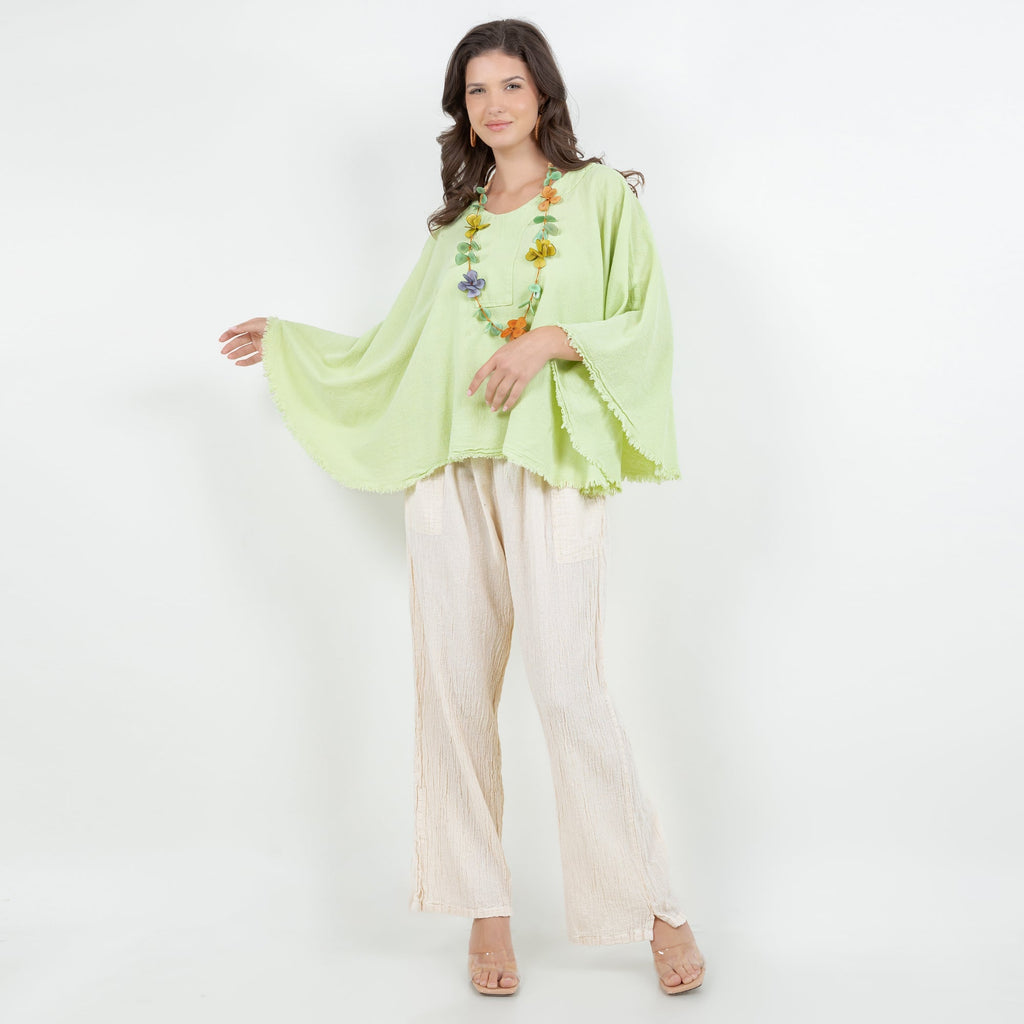 Lisa Cotton Gauze Pants with Pockets - Che Cose Belle