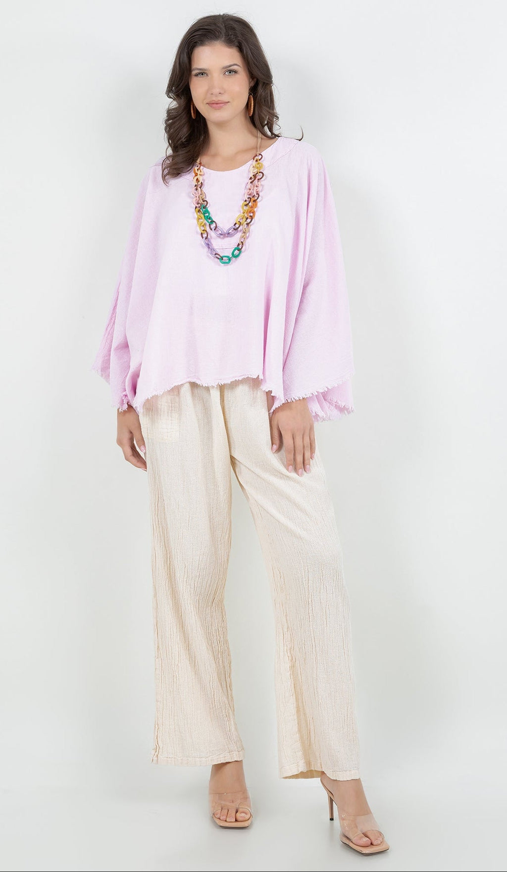 Lisa Cotton Gauze Pants with Pockets - Che Cose Belle