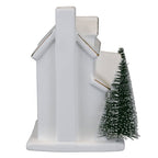 Lit Ceramic House With Trees - Che Cose Belle