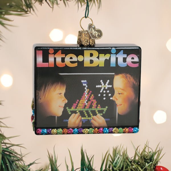 Lite Brite Box Ornament - Che Cose Belle