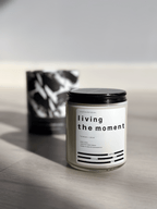 living the moment / lemon + mint candle - Che Cose Belle