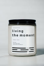 living the moment / lemon + mint candle - Che Cose Belle