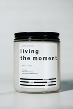 living the moment / lemon + mint candle - Che Cose Belle