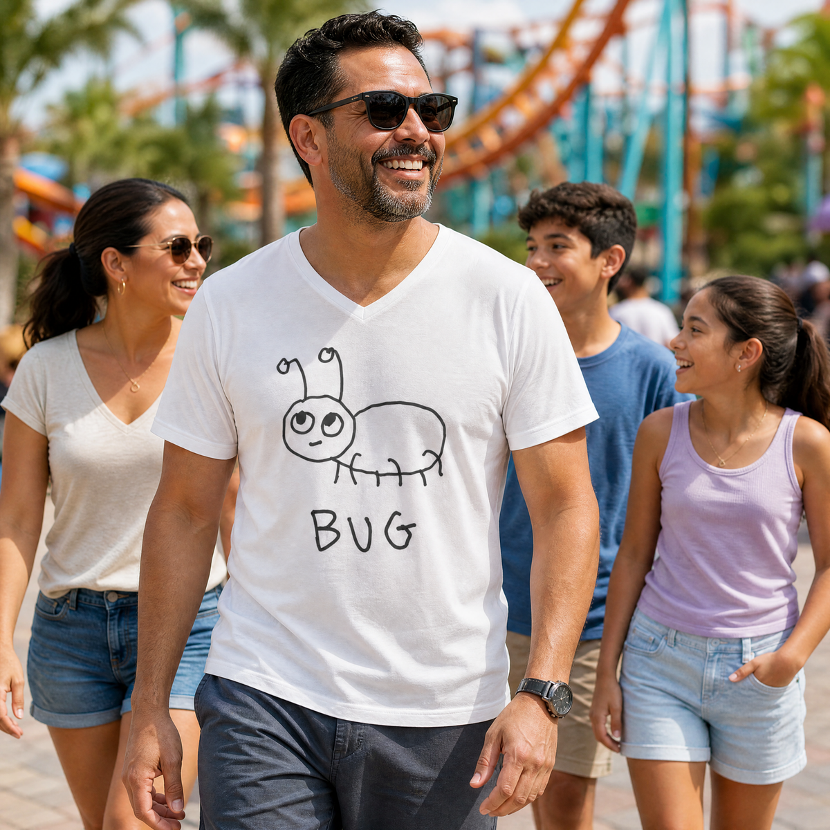 Bug - V-neck Tee