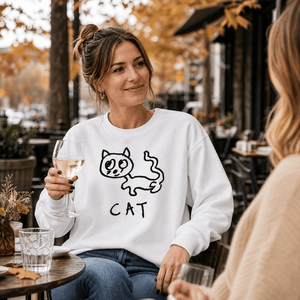 Cat - Crewneck Sweatshirt