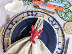 Lobster Handwoven Iraca Napkin Ring - Che Cose Belle