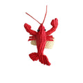 Lobster Handwoven Iraca Napkin Ring - Che Cose Belle