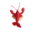 Lobster Handwoven Iraca Napkin Ring - Che Cose Belle