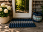 Lobster Rope Mat Navy Blue and Light Gray - Che Cose Belle