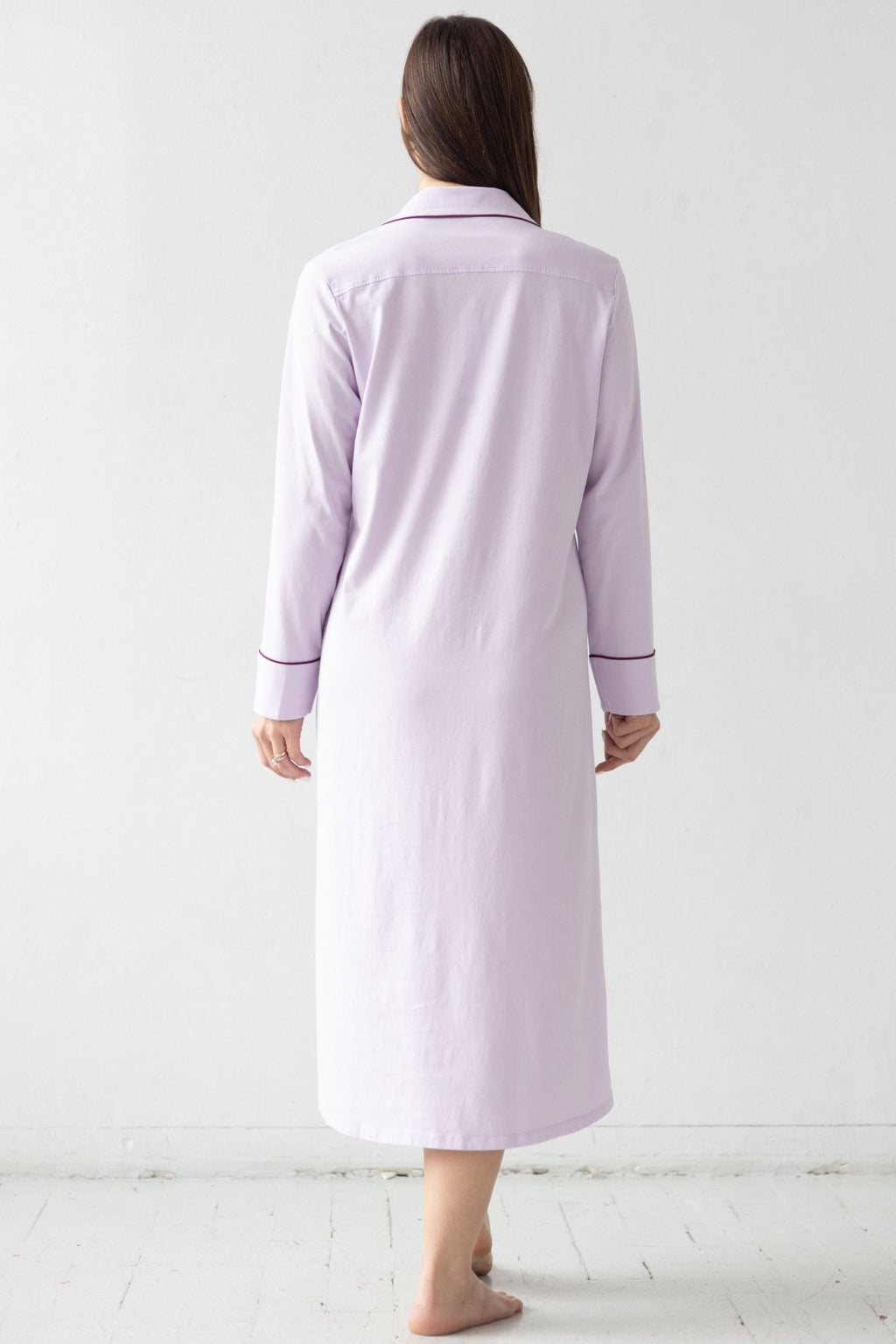 Long Sleep Shirt in Pima Cotton - Che Cose Belle